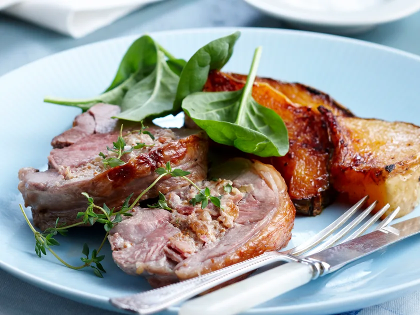Fig-stuffed turkey roast
