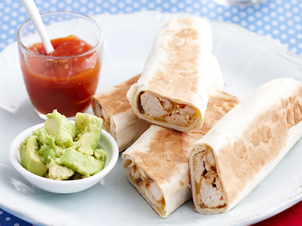 fried chicken tortillas