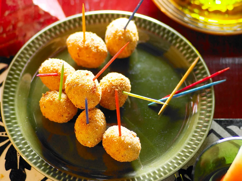 fried green olives