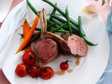 Glazed Lamb rack