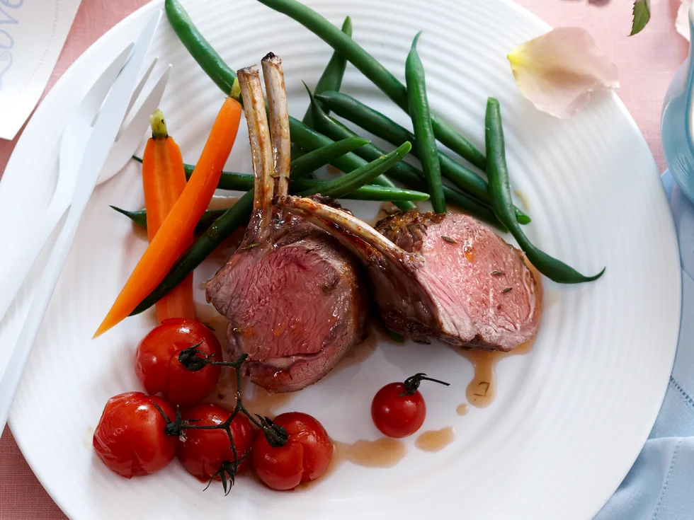 Glazed Lamb rack