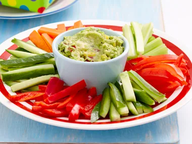 Guacamole With Vegie Sticks