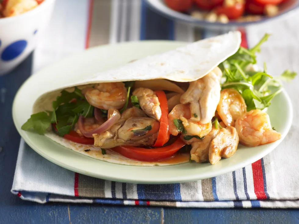 Half-time fajitas