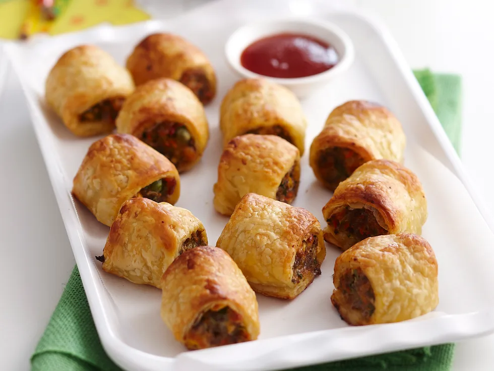 Haydens vegie sausage rolls