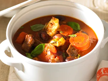 Hearty Italian beef casserole