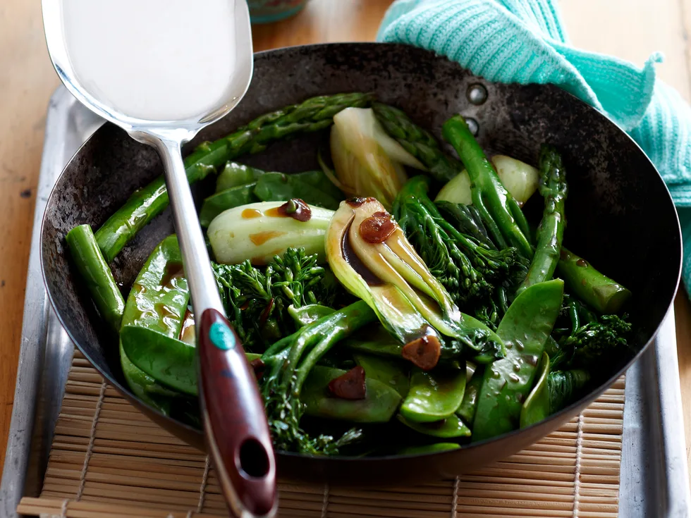 Heavenly Garlic Greens