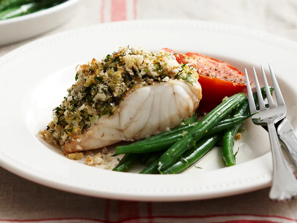 herb crumbed fish