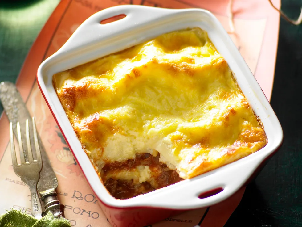 homemade lasagne