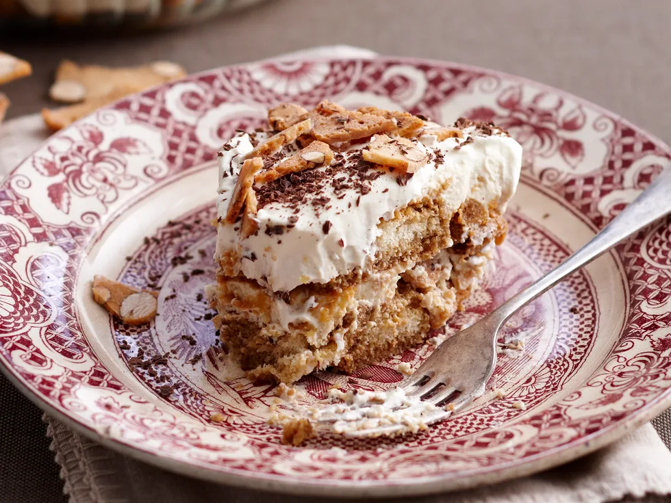 Kahlua almond tiramisu