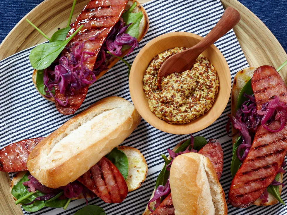 Kransky hot dogs