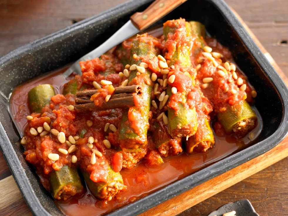 Lebanese poached marrows