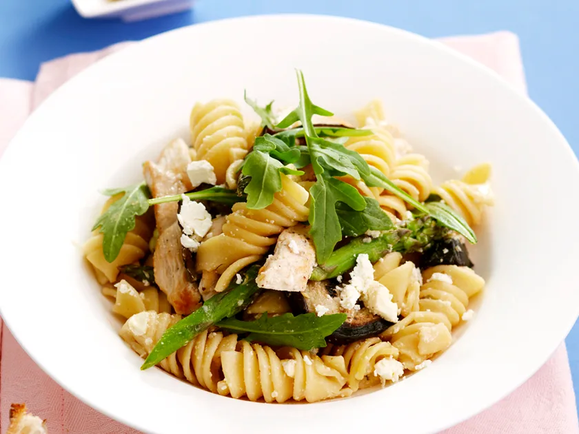 Lemon chicken rocket pasta