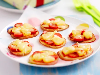 Little potato pizzas