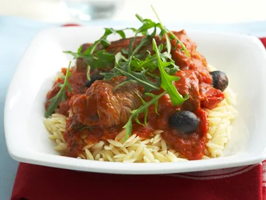 Mediterranean beef rolls