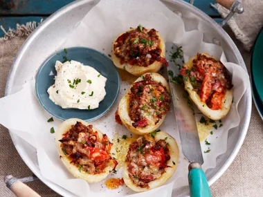 Mexican jacket potatoes