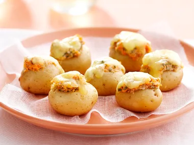 Mini stuffed potatoes