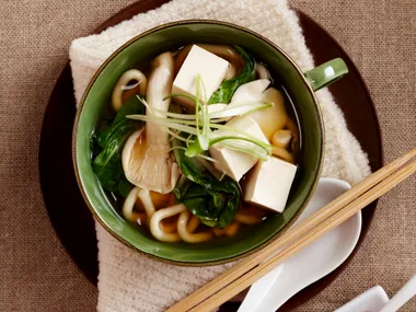 Miso udon soup
