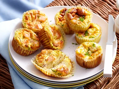 Mixed mini frittatas