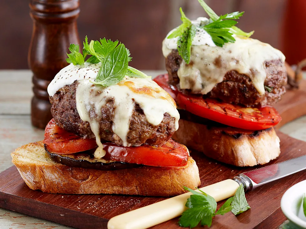 Moussaka stacks