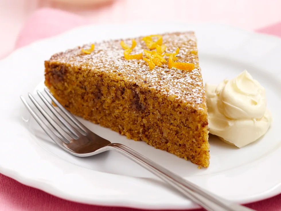 Orange polenta cake