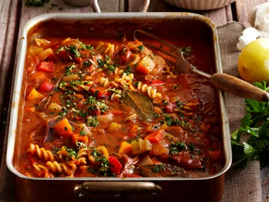 Osso buco with pasta