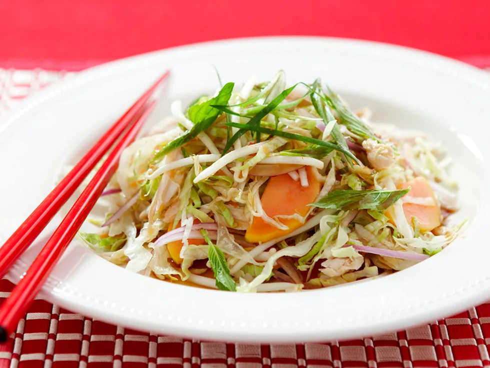 pawpaw chicken thai salad