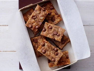 Peanut Butter Choc Chip Slice