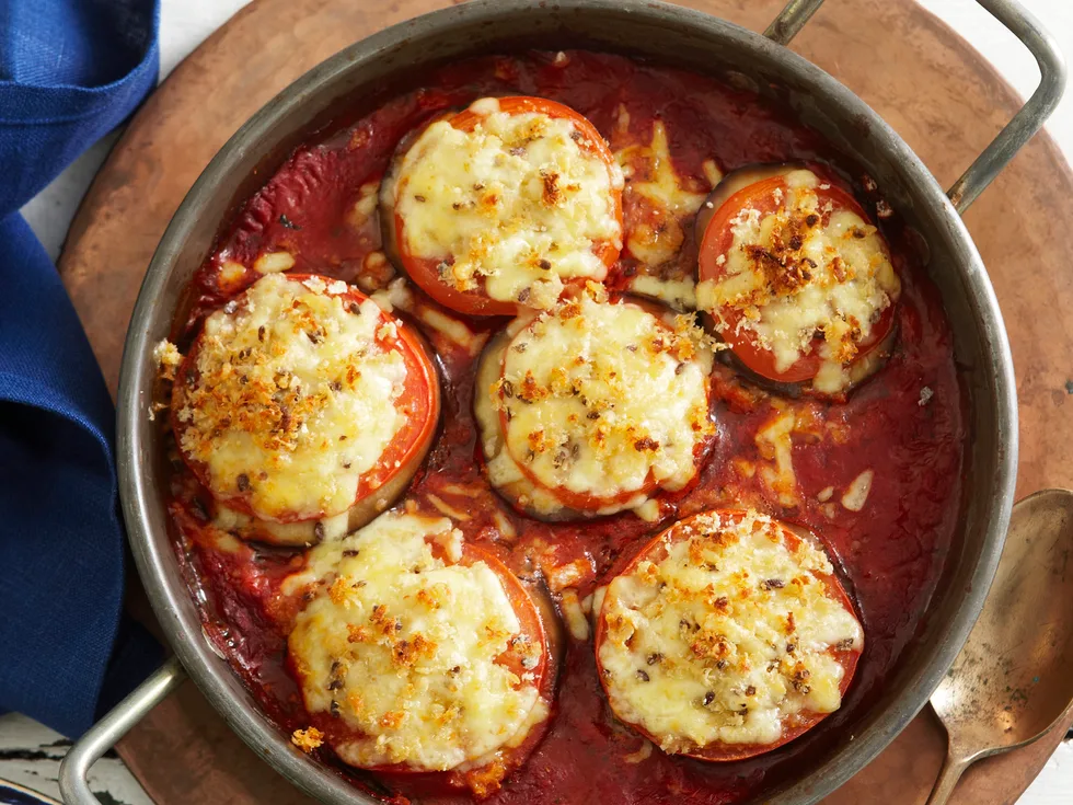 Polpettes with Eggplant and Tomato