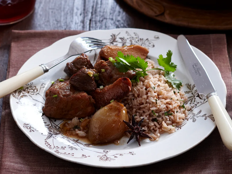 pork and quince casserole