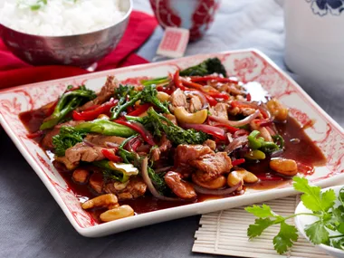 Pork with Broccolini and Oyster Sauce
