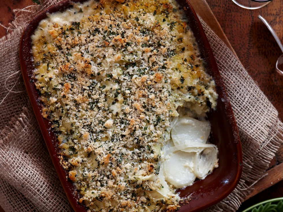 Potato and Leek Gratin