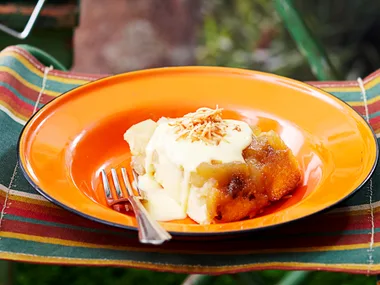 pudding in a pot