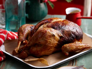 Roast turkey with stuffing