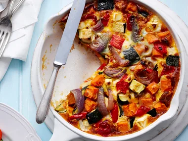 Roast vegetable frittata