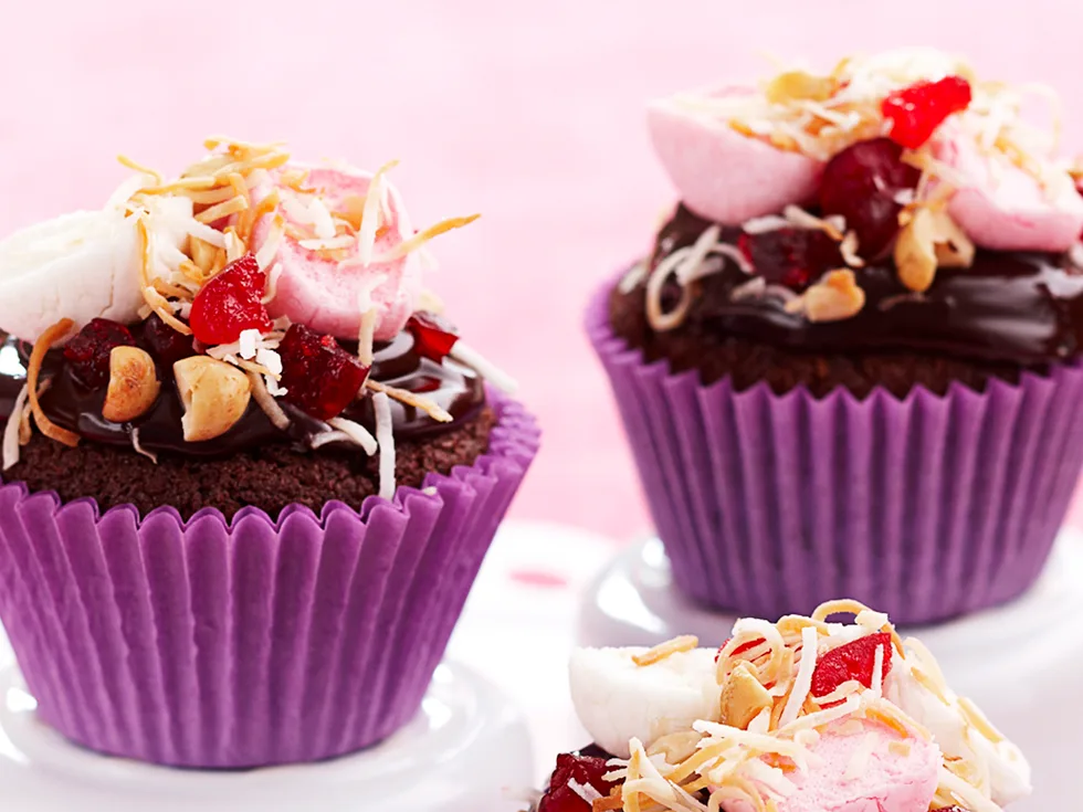rocky road cupcakes