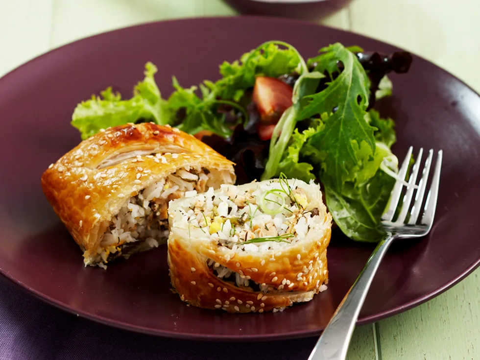 Salmon koulibiac