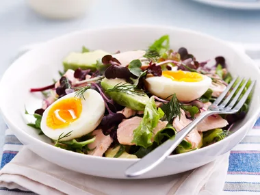 Salmon, Avocada and Egg Salad