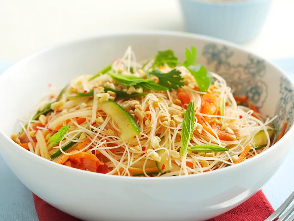 Smoked trout salad