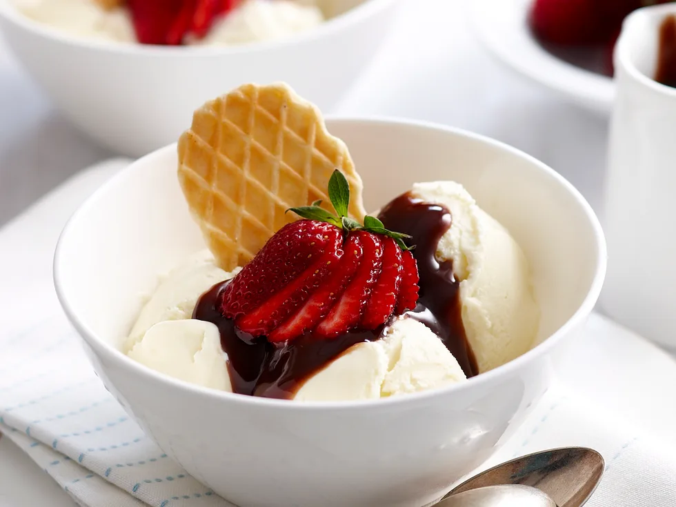 Sour cream ice-cream