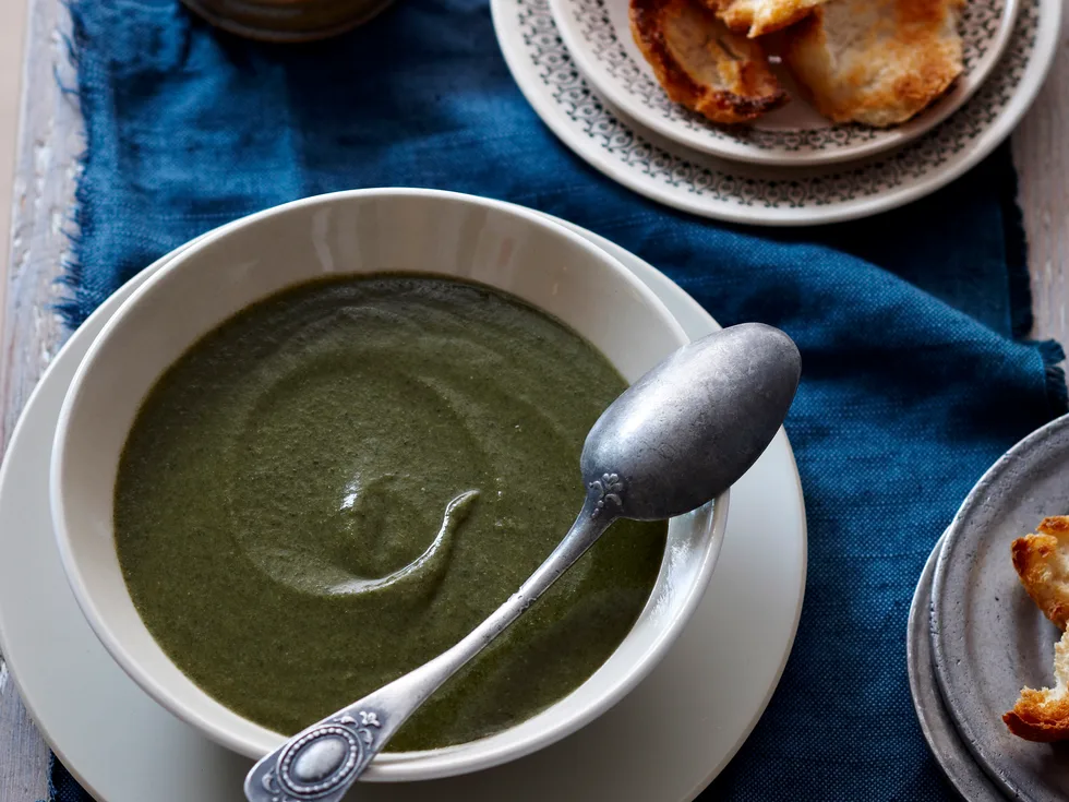 Spinach Bread Soup