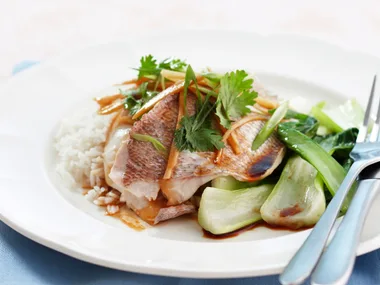 steamed ginger fish