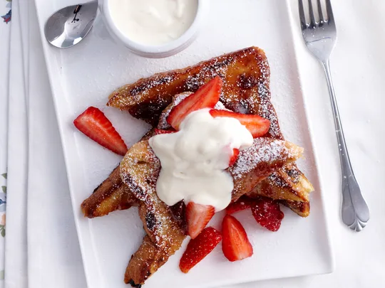 Strawberry French toast