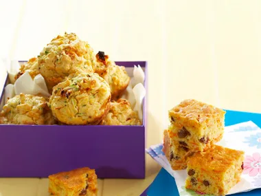 Sultana and Carrot Squares