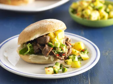 Teriyaki Beef Burgers