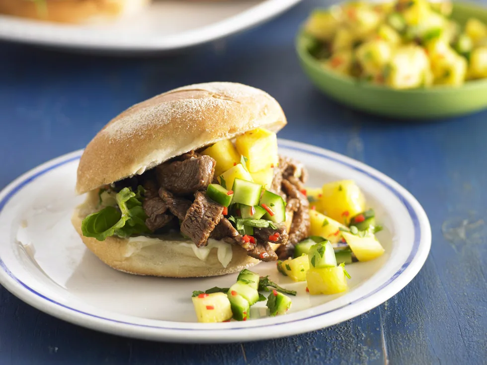 Teriyaki Beef Burgers