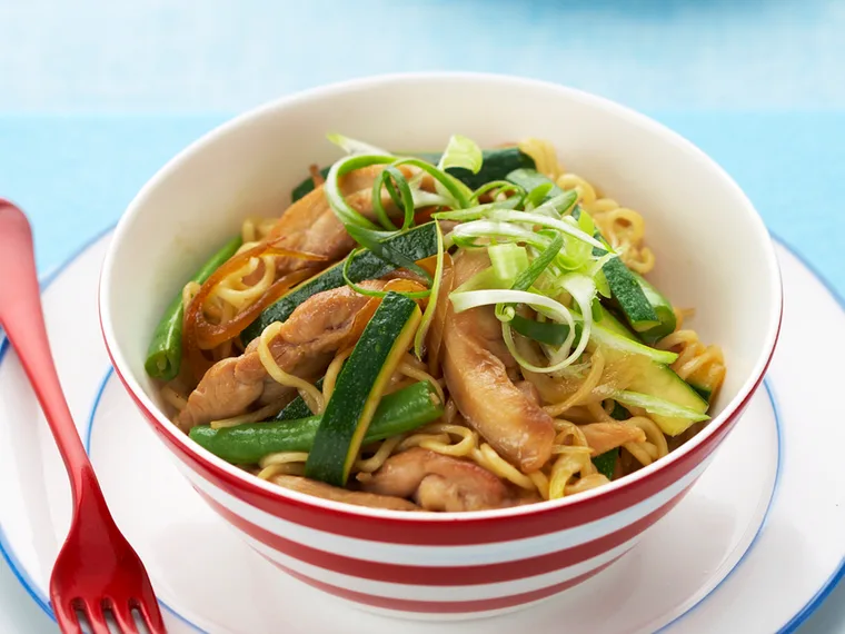 Teriyaki chicken with noodles