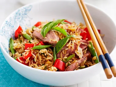Thai-Style Turkey Fried Rice