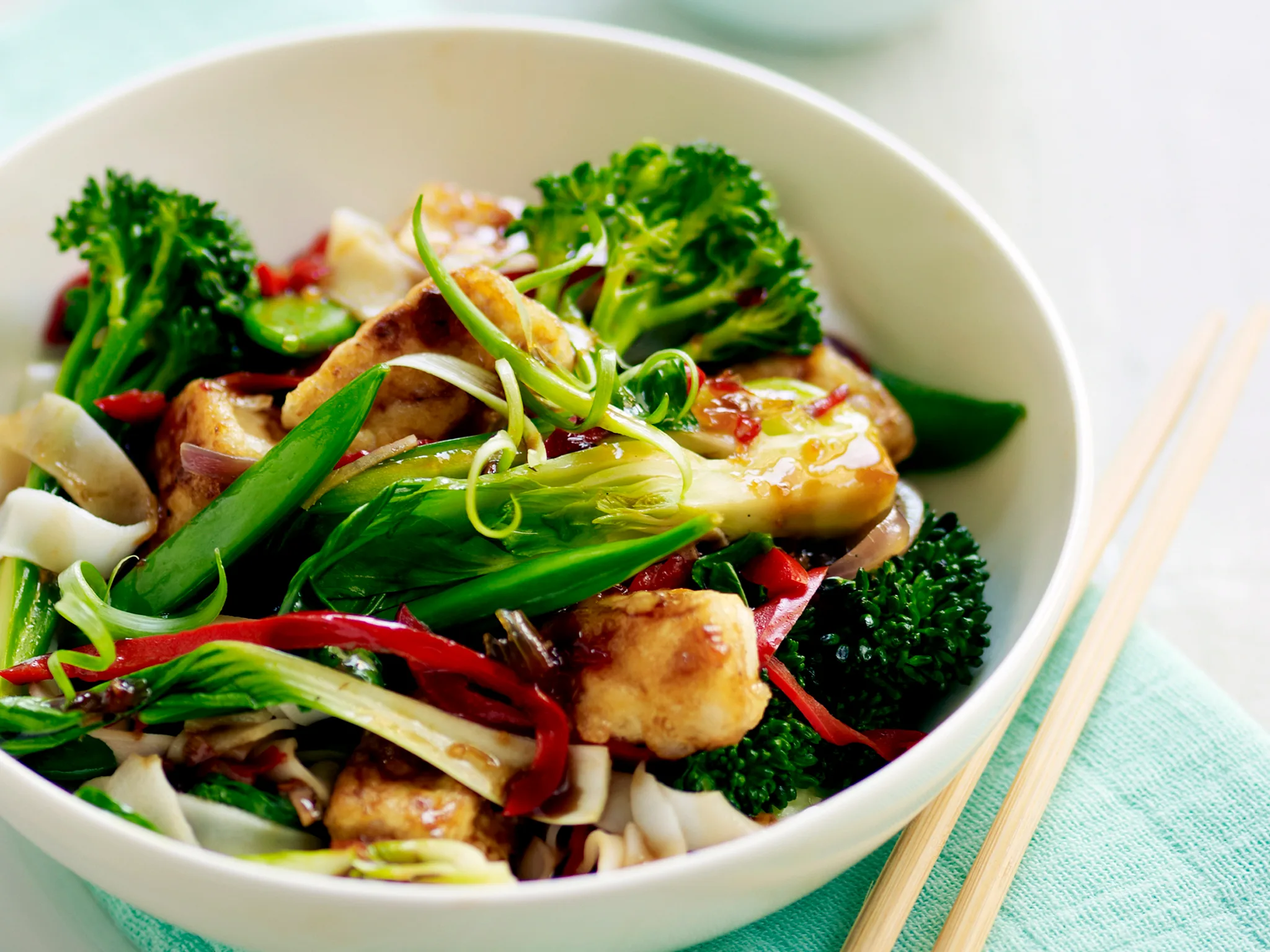 tofu with mixed vegetables