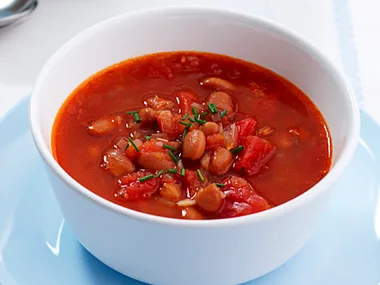 Tomato and bean soup
