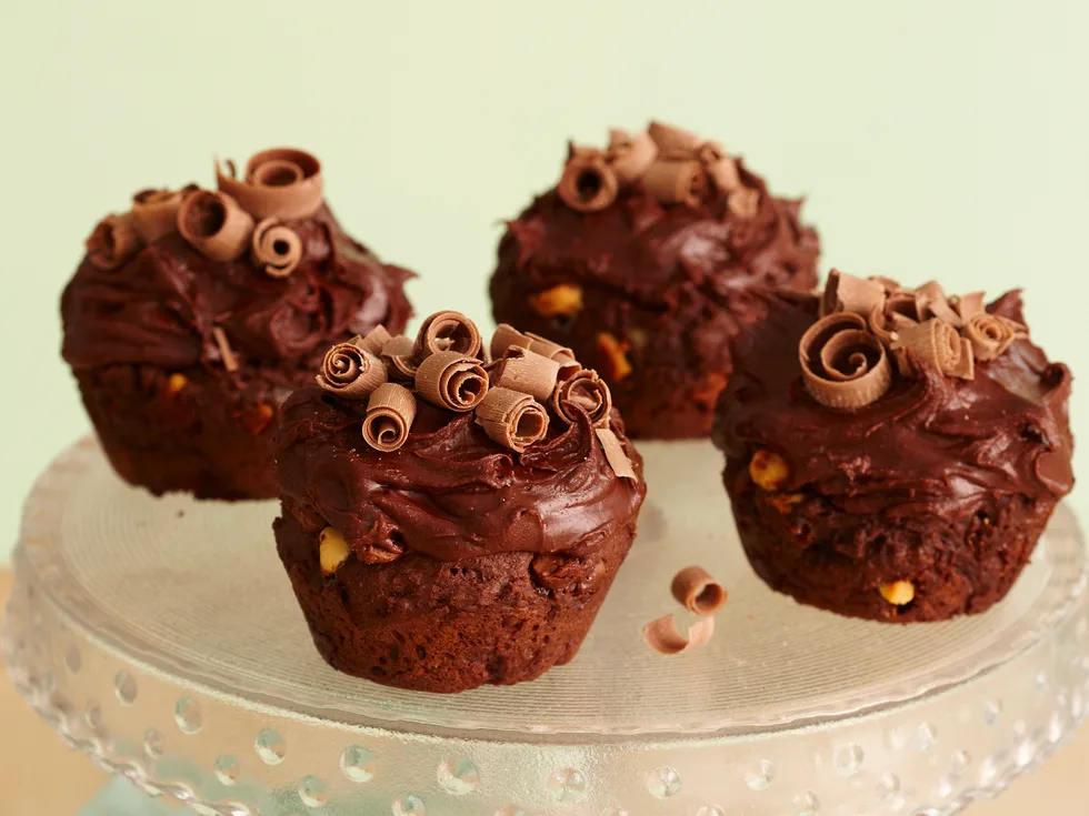 Triple-Choc muffins
